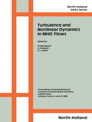 cover image of Turbulence and Nonlinear Dynamics in MHD Flows